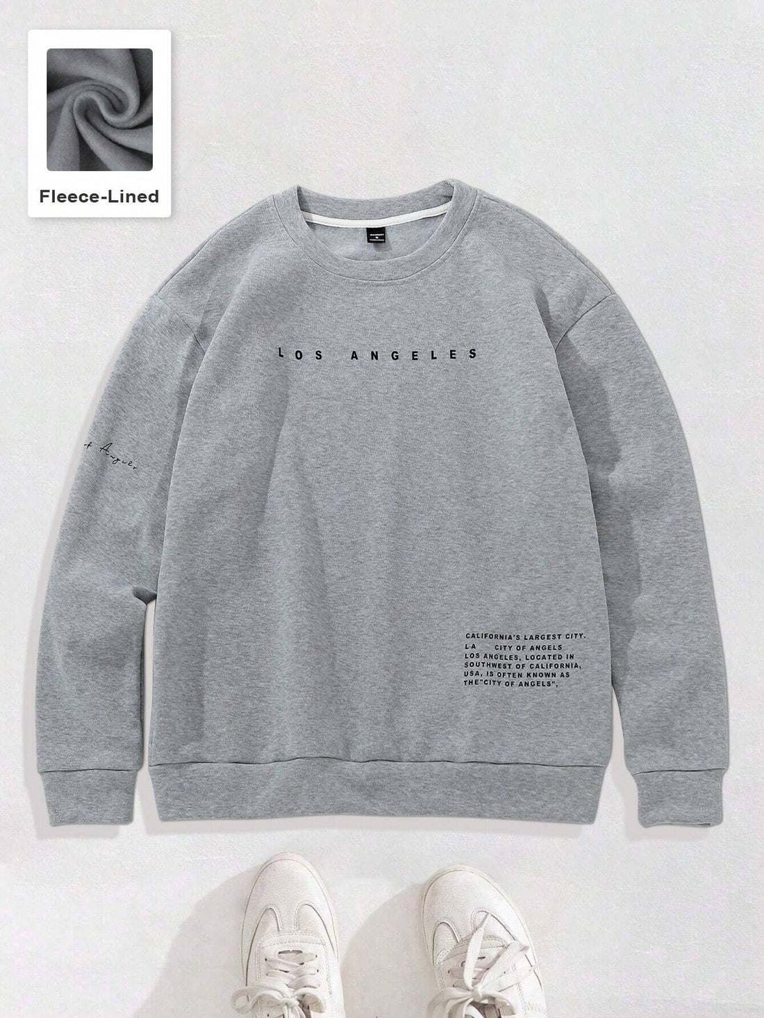 Manfinity Homme Men Slogan Graphic Sweatshirt