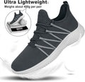 Mens Slip on Running Shoes Breathable Lightweight Comfortable Fashion Non Slip Sneakers for Men