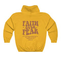 Faith over Fear Hoodie Christian Sweatshirt Trendy Faith Shirt Cute Religious Hooded Preppy Women Christian Sweater Hoodies