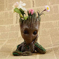 Baby Groot Pen Pot Tree Man Pens Holder or Flower Pot with Drainage Hole Perfect for a Tiny Succulents Plants 6