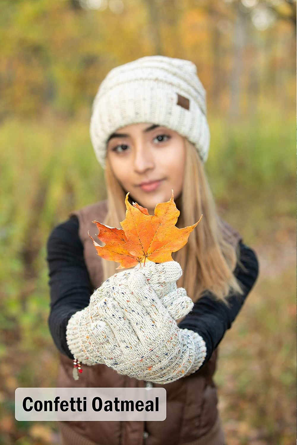 Trendy Warm Oversized Chunky Soft Oversized Cable Knit Slouchy Beanie